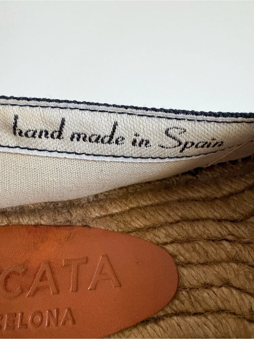 Viscata Barceloneta Women’s Canvas Espadrille Flats Navy Blue Slip-On Size 41-10